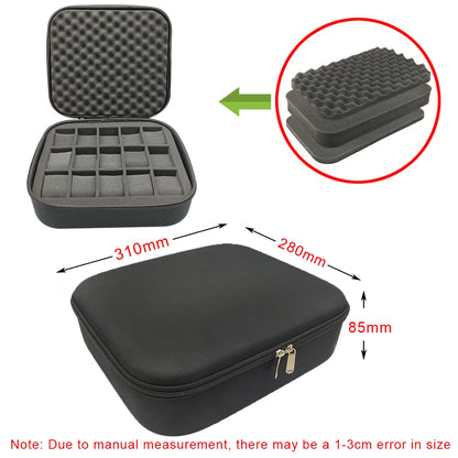 DIY Foam Hard Carry Case Storage Bag – Shockproof Travel Zipper Organizer for Camera & Outdoor Tool Accessories