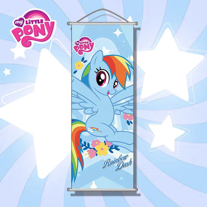 My Little Pony Pinkie Pie Hanging Poster - Cartoon Anime Wall Scroll Holiday Decoration Festival Gift Merchandise