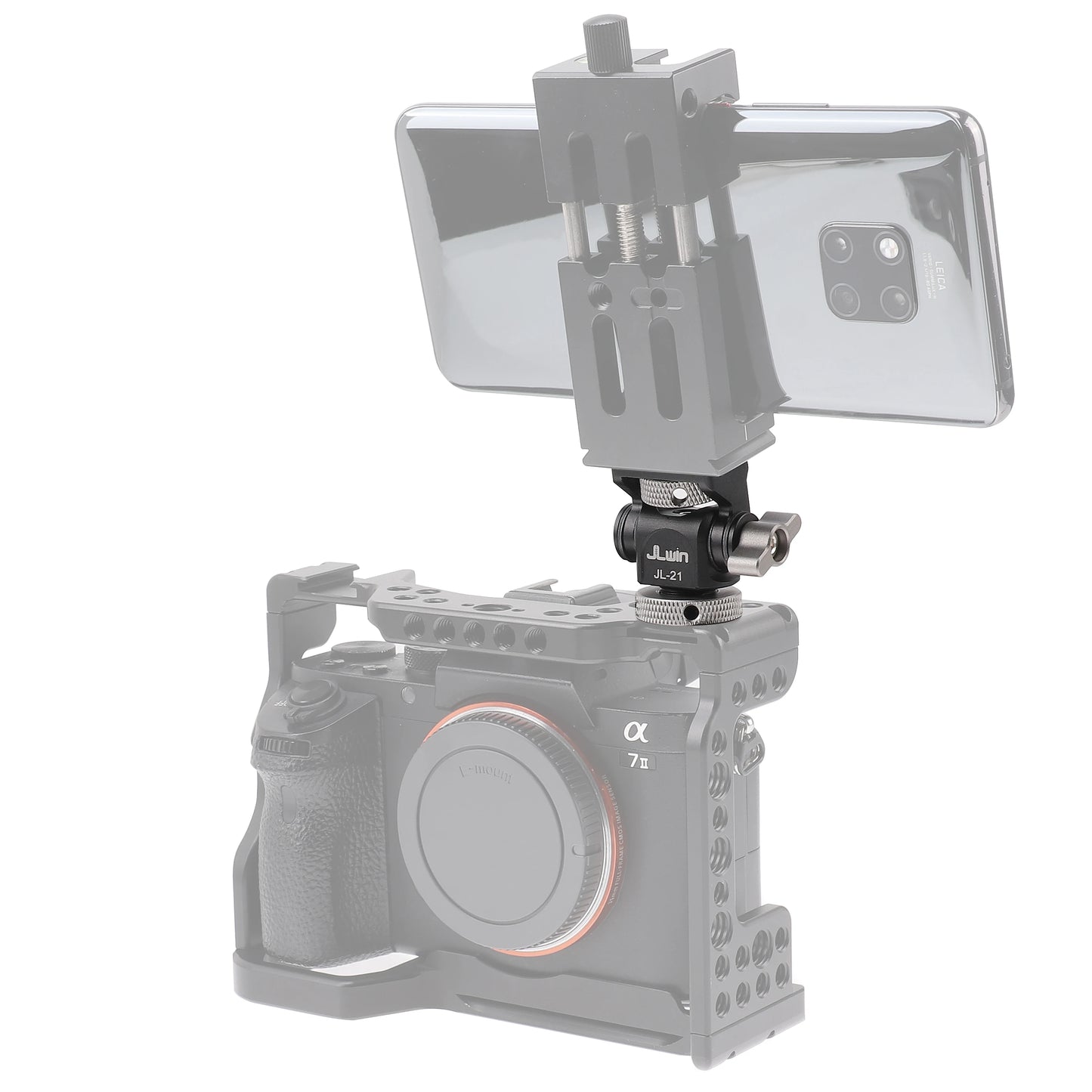FOTGA Cold Shoe Monitor Mount Bracket – Universal QR Plate for DSLR/SLR Camera, Monitor, and Speedlite, 3KG Payload