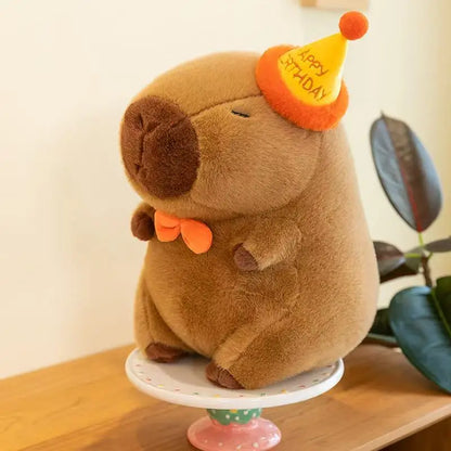 Capybara Plush Toy - 23cm Soft Cute Stuffed Animal Doll for Kids & Holiday Gifts