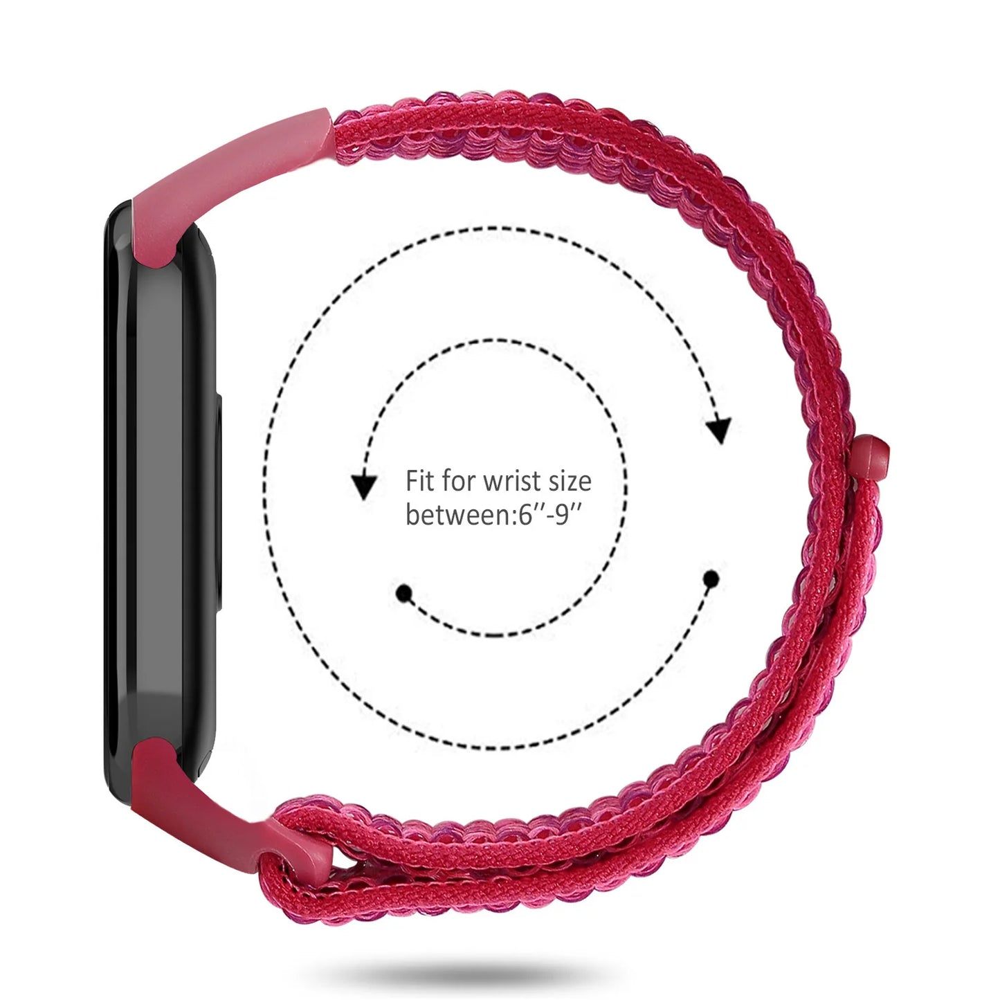 Nylon Loop Strap for Xiaomi Mi Band 9 & 8 NFC – Sport Replacement Wristband for Mi Band 7 6 5 4 3