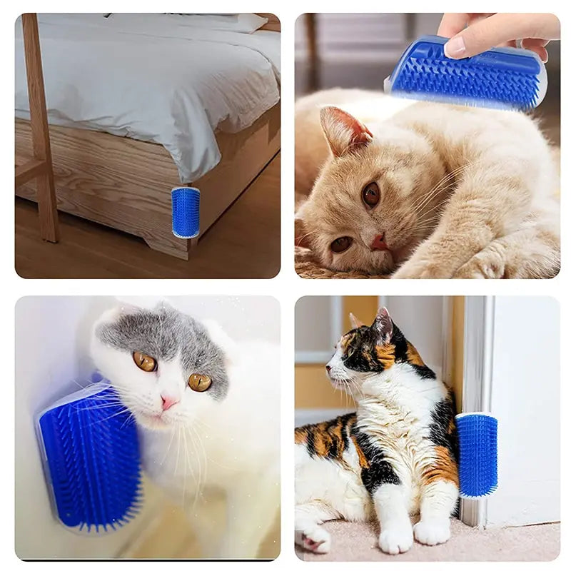 Massage Pet Brush - Corner Hair Removal, Beauty Clean Corner Brush with Removable Design