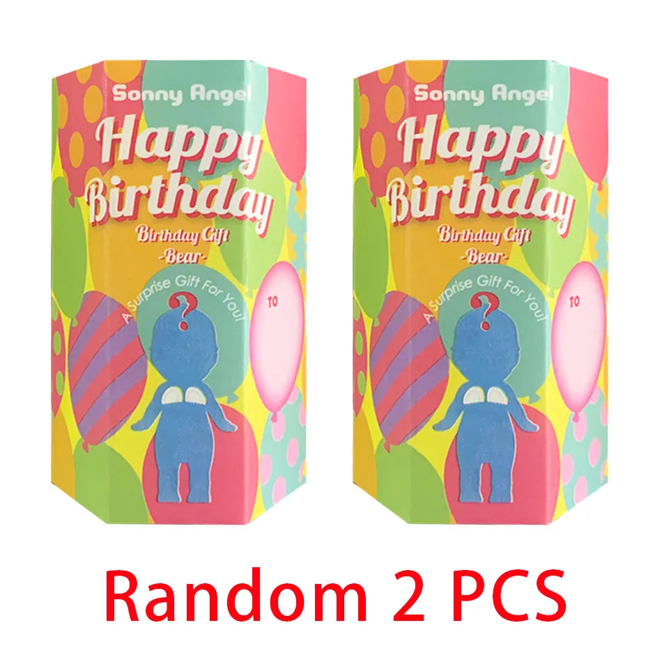 New Sonny Angel Blind Box – Birthday Series Animal Anime Figures, Cute Desktop & Car Ornaments, Christmas Gift