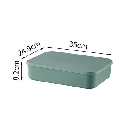 Plastic Storage Box Organizer – Stackable Colorful Baskets for Jewelry, Lipstick, Toys, Underwear & Desktop Snacks
