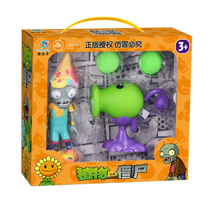 Plants vs Zombies 2 Toy Figure Set – Mechanical Shark & Wild West Gargantuar Game Character Collectible Gift