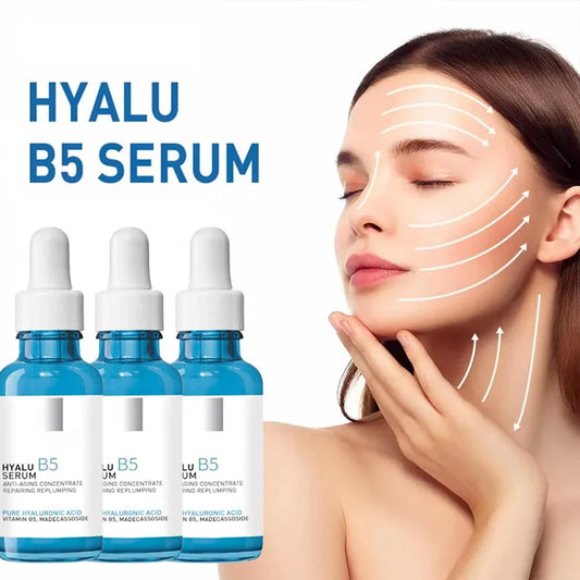 B5 Hyaluronic Acid Facial Serum - Anti-Aging Firming Moisturizer for Fine Lines, Dark Circles & Skin Brightening Care