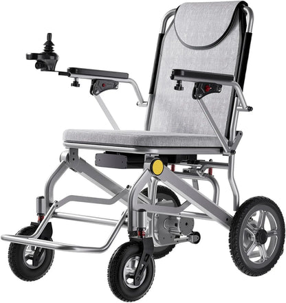 Foldable Electric Wheelchair for Adults — Intelligent Power Wheelchair with 15 Mile Long Range