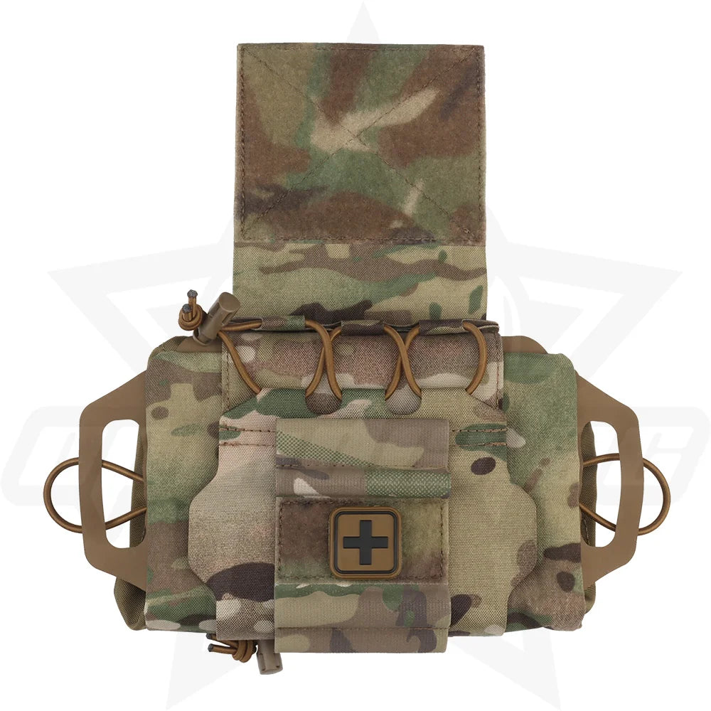 OphidianTac Outdoor First Aid Bag – Rapid Deployment Medium IFAK MOLLE Medical Pouch for Hunting Vest Accessories