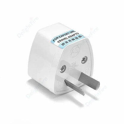 KR Plug Adapter – Multifunction Universal AU, UK, US to EU Type E/F Electrical Socket for France & Spain Travel