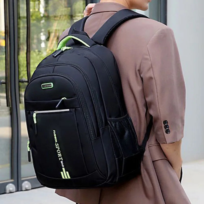 Ladies’ Korean-Style Backpack — Trendy Large Capacity Student Travel Bag for High School & Middle School