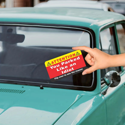 You Park Like an Idiot Cards 50-Pack - Funny Bad Parking Violation Cards & Gag Gift Inserts
