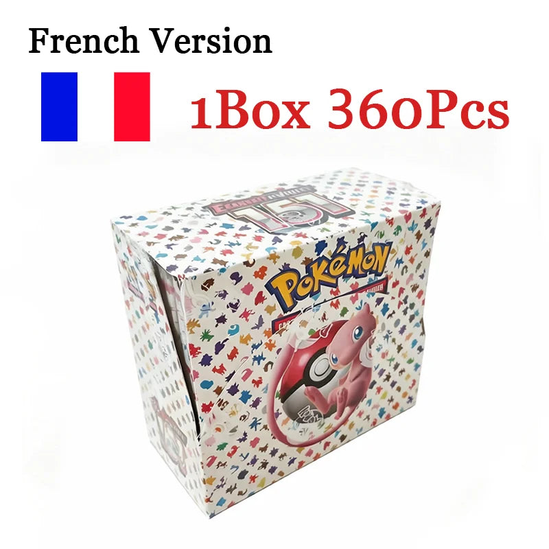 360PCS Pokémon Trading Card Game Booster Set – Prismatic Evolutions Scarlet & Violet English Battle Cards Collection Gift Pack