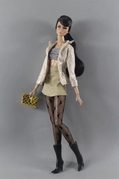 Handmade BABI Doll Clothes – Overcoat Outfit for 11.5-inch (30cm) BJD Dolls, Multiple Styles Gift Set