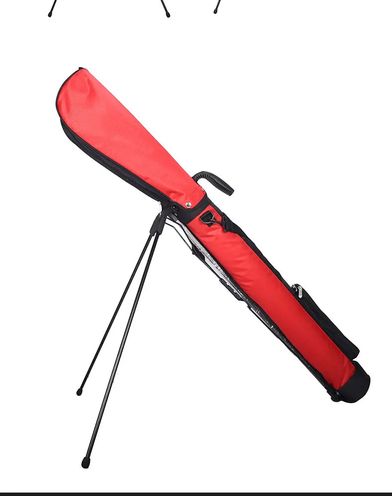 Lightweight Golf Club Bag with Bracket - Waterproof Stand Carry Bag, Golf Gun Rack Design