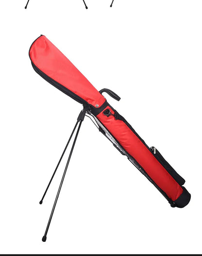 Lightweight Golf Club Bag with Bracket - Waterproof Stand Carry Bag, Golf Gun Rack Design