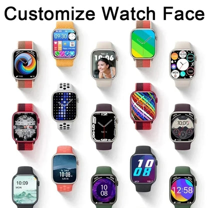 I10 Pro Max Smartwatch with Metal Strap – Sport Fitness Tracker, Custom Dial for Android & iOS, Gift for Men & Women