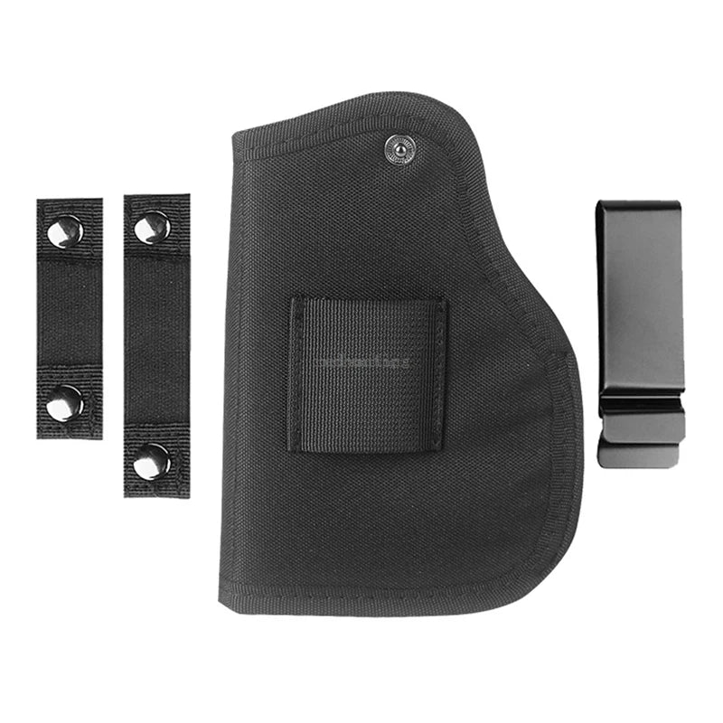 Tactical Concealed Carry Gun Holster – Universal Pistol Holster for Glock 17/19, Beretta M9, SIG with Laser Light Cover