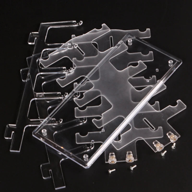 10-Pair Clear Acrylic Sunglasses Display Rack – Eyeglass Frame Organizer & Show Holder