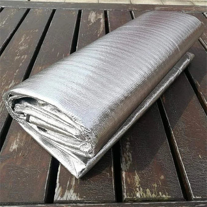Camping Foam Mat – Aluminum Foil Insulation Sleeping Pad, Thermal Outdoor Tent Footprint for Heat Reflection