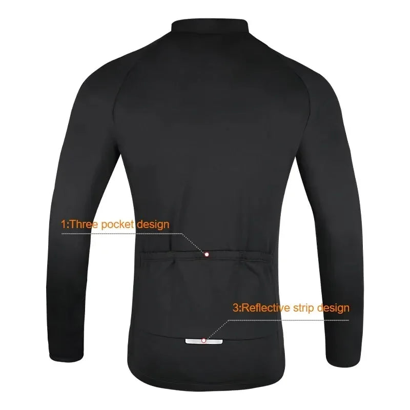 GRSRXX Thermal Winter Cycling Jacket – Unisex MTB Bike Coat & Sleeveless Long Sleeve Cycling Jersey