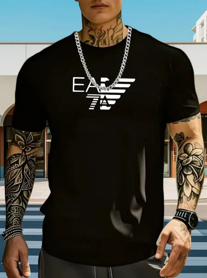 Unisex Cotton Round Neck T-Shirt - Loose Fit Breathable Summer Casual Top for Men and Women