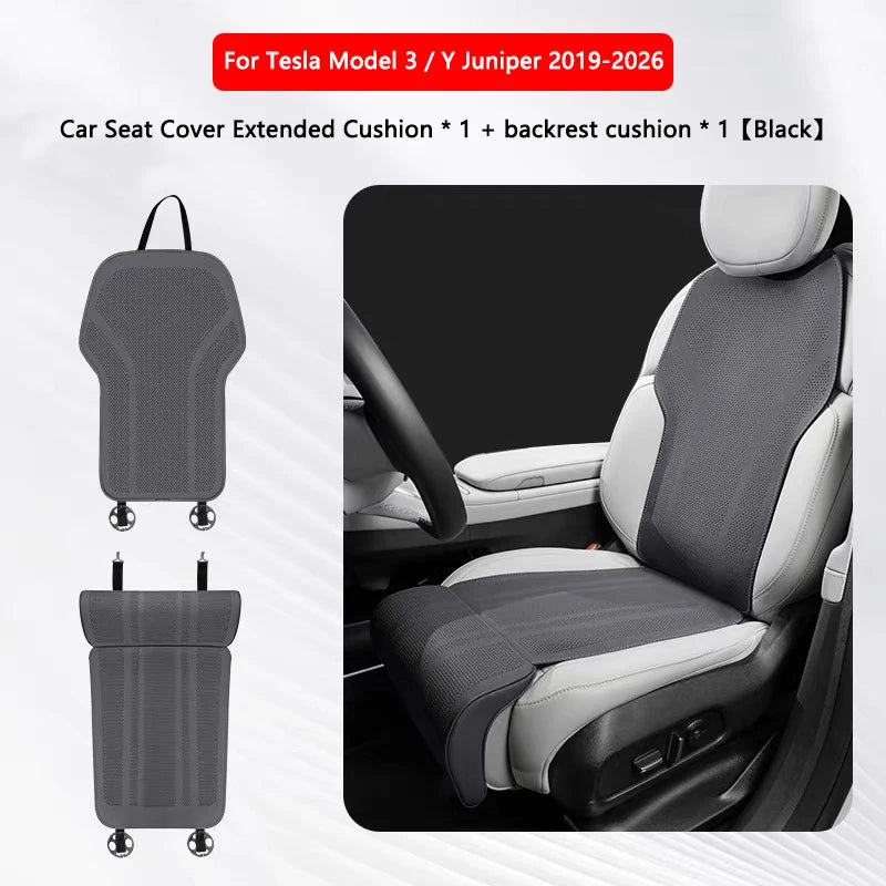Tesla Model 3/Y Juniper 2019–2026 Car Seat Leg Support Extender Cushion – Auto Seat Extension Interior Accessory