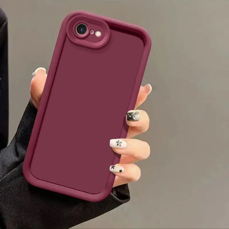 iPhone 16e Protective Case - Matte Soft Anti-Drop Cover with Camera Protection