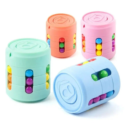 Multifunction Fidget Spinner Toy - Colorful Bean Finger Spinner for Stress Relief, Focus & Relaxation for Kids and Adults