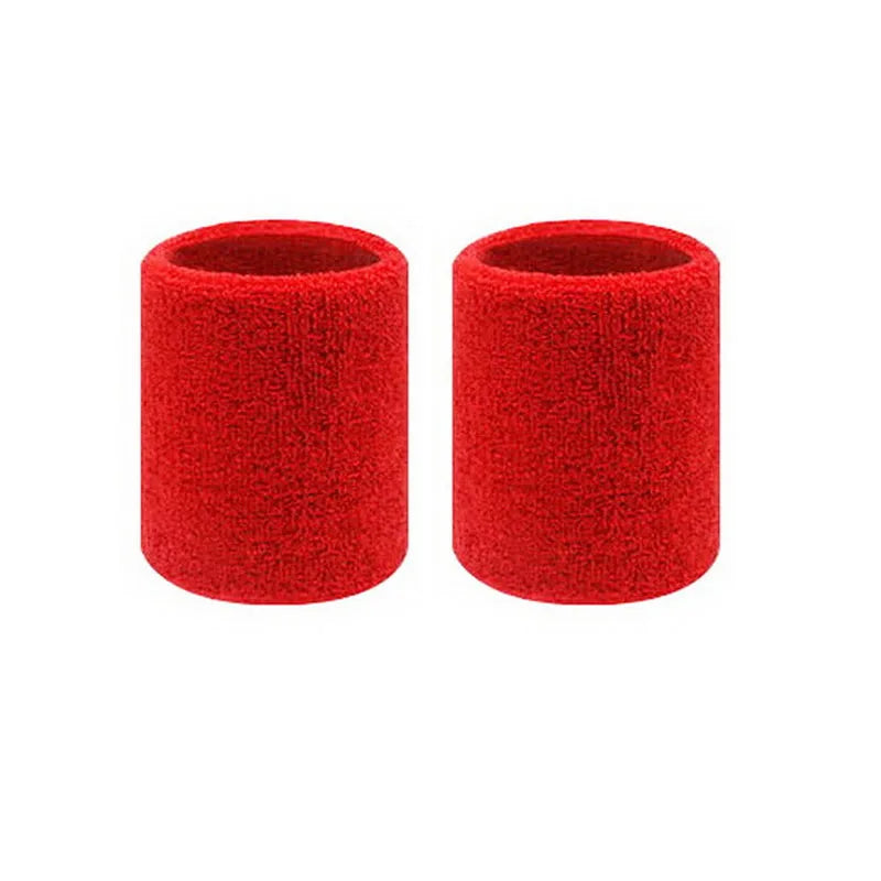 2PCS Sports Wristbands – Tennis & Fitness Sweat Bands for Basketball, Volleyball, Padel with Wrist Guard Cuffs