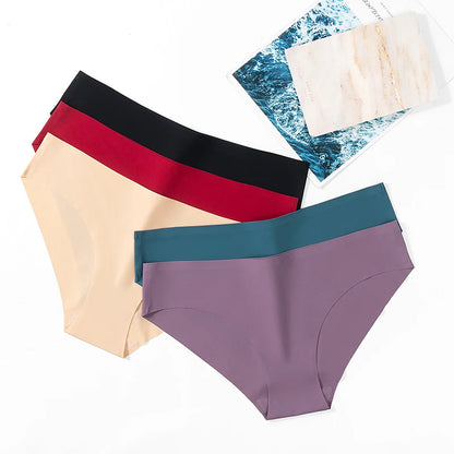 TrowBridge 5PCS Women's Seamless Panties Set – Comfortable Sport Briefs, Soft Breathable Lingerie Underwear