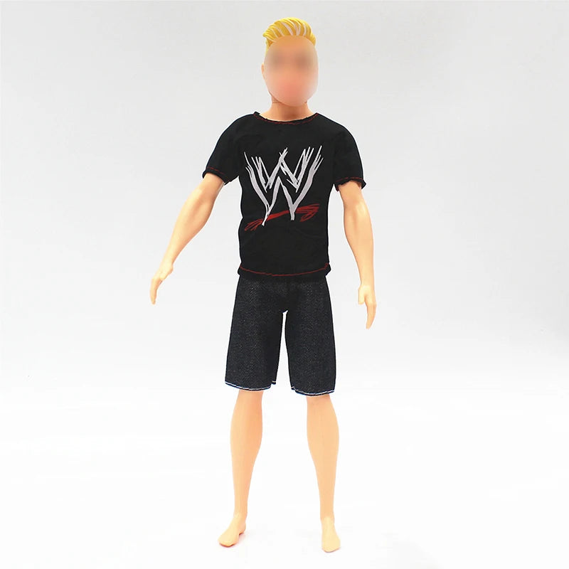 30cm Doll Clothing Set — Men’s Multi-Style Sports Outfit for Boyfriend Dolls