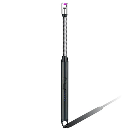 Rechargeable Electric Plasma Arc Lighter – Windproof USB Candle & BBQ Ignition Tool for Camping, Kitchen & Fireplace Use