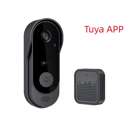 Tuya Smart WiFi Video Doorbell with Camera – Wireless HD Outdoor Security Intercom with Night Vision & Phone Access