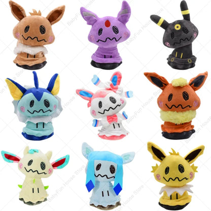 Pokémon Plush Toy Collection – Shiny Mimikyu, Charizard, Snorlax, Eevee Evolutions and Collectible Gift Dolls