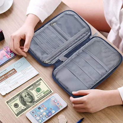 Hot Travel Wallet Family Passport Holder – Creative Waterproof Document Organizer & Cardholder Travel Accessories