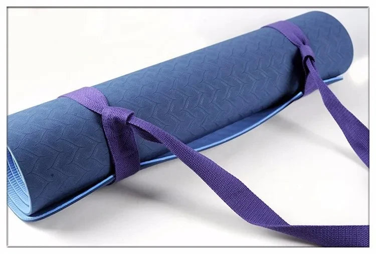 Adjustable Yoga Mat Strap – Shoulder Carrier for Exercise, Fitness & Stretch, 165cm x 3.8cm