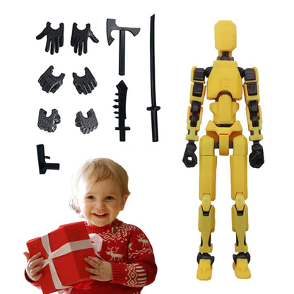 13-Joint Articulated Figure – Movable DIY 3D Printed Action Doll for Stop Motion & Animation