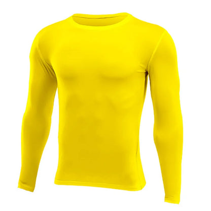 Unisex Compression Long Sleeve Base T-Shirt – Sports Fitness Top for Men, Women & Kids (Running, Gym, Basketball, Football)
