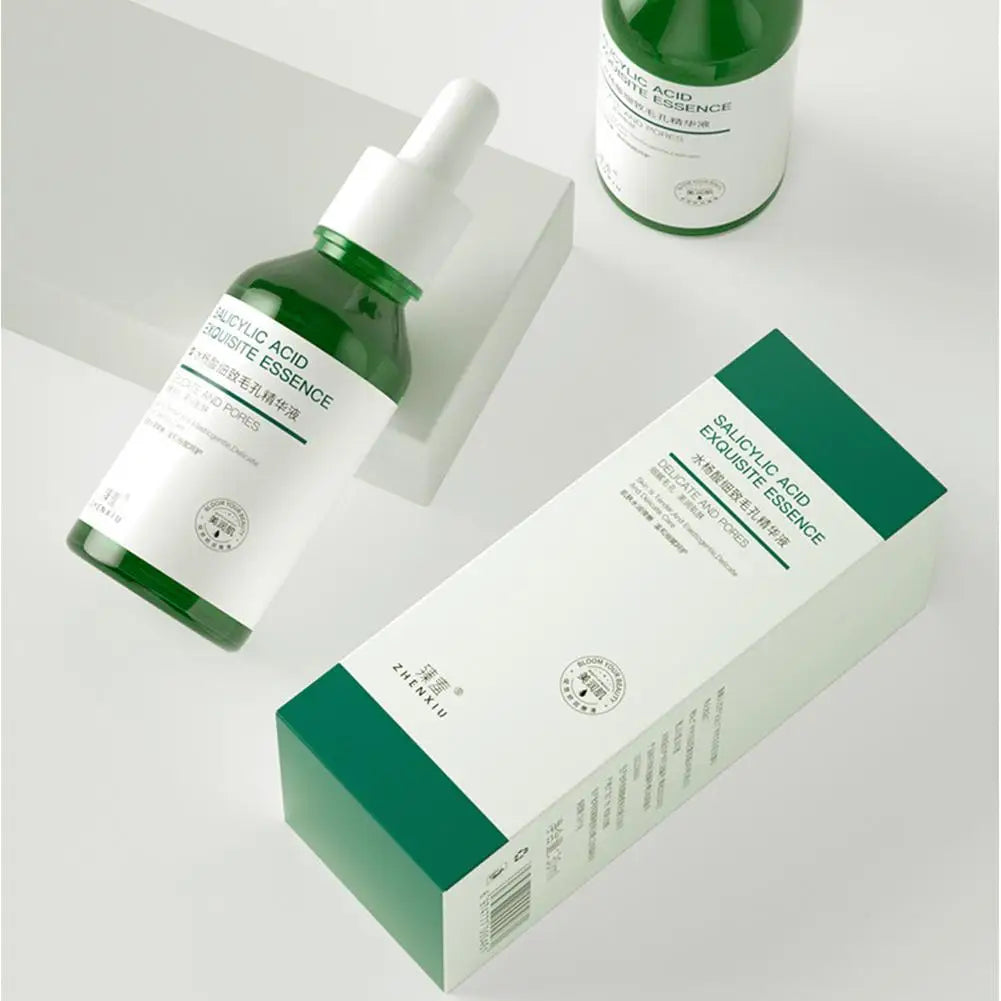 Salicylic Acid Facial Essence Serum - 30ml Pore Minimizing Hydrating Moisturizing Gentle Skin Care Treatment