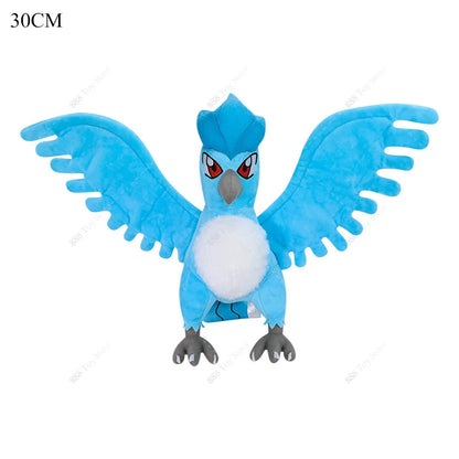Anime Shiny Pokémon Plush Toys — Charizard, Mega Evolution X, Articuno & Lucario Stuffed Dolls Christmas Gift for Kids