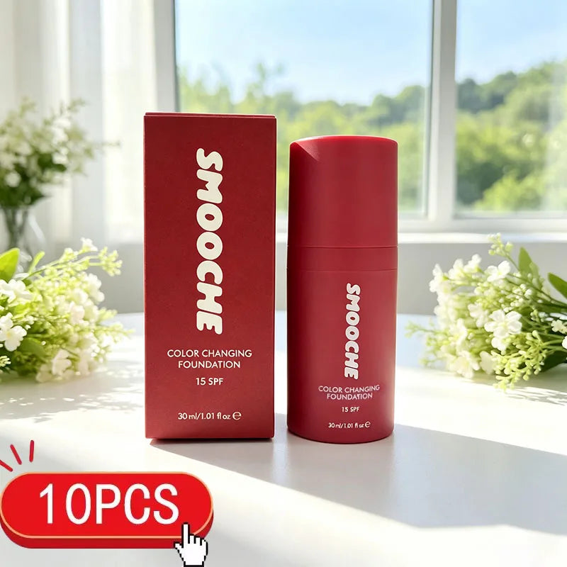 SMOOCHE Adaptive Skin Tone Foundation - Lightweight Moisturizing Waterproof Makeup with Radiance-Boosting Finish