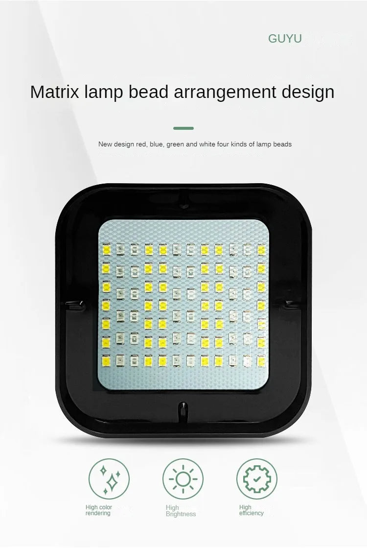New Aquarium LED Water Grass Lamp – WRGB Full Spectrum, 8500K Algae Downlight for Native Stream Fish Tanks, 25/35/65W
