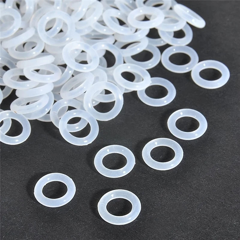 130PCS Clear Rubber O-Ring Dampeners – Sealing Gaskets for Mechanical Keyboards & Cherry MX Switches