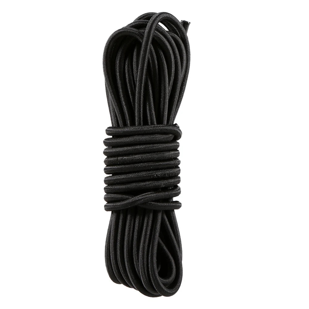 5 Meters 4mm/5mm Kayak Elastic Bungee Cord – Paddle Holder, Deck Rigging & Rear Securing Rope for Boats