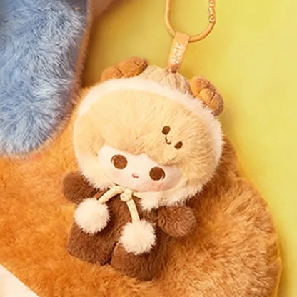 POP MART POPBEAN Fluffy Cozy Plush Pendant – Mystery Blind Box Toy Ornament