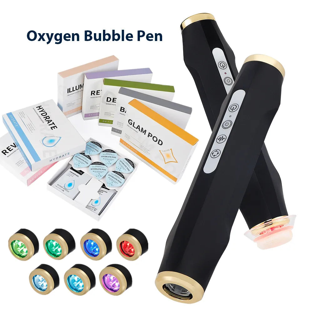 Oxygen Bubble Pen - Portable CO2 Oxygen Facial Machine for Skin Care, Facial SPA & Beauty Treatment