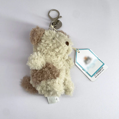 Cute Golf Ball Plush Keychain - Grape Jellyfish Hippo Elephant Bag Charm Mini Plush Toy Collection