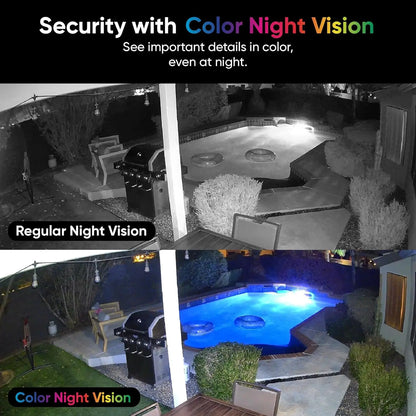 Wyze Cam v4 - 2K HD Wi-Fi Security Camera, Indoor/Outdoor Use, Pet & Baby Monitor with Motion Spotlight/Siren