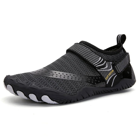Men & Women Five-Finger Water Shoes – Quick-Dry Non-Slip Barefoot Aqua Sneakers for Swimming & Outdoor