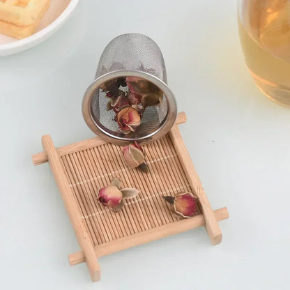 Stainless Steel Tea Maker Teapot Tray with Spice and Herb Strainer - Essential Kitchen Tool